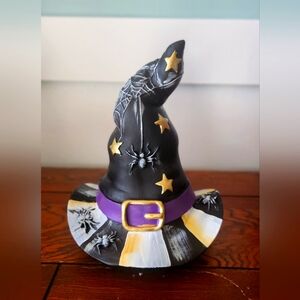 New! Black/ white witches hat!